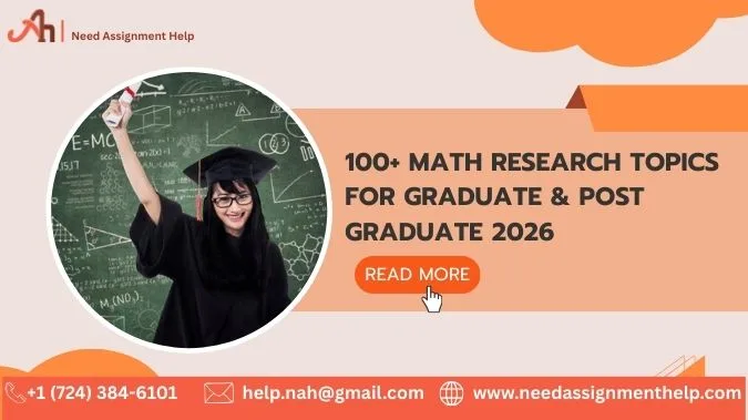 100+ Math Research Topics for Graduate & Post Graduate 2026